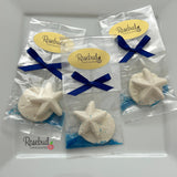 12 STARFISH & SAND DOLLAR Chocolate Candy Party Favors Nautical Beach Theme