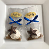 12 STARFISH & SAND DOLLAR Chocolate Candy Party Favors Nautical Beach Theme
