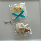 12 STARFISH & SAND DOLLAR Chocolate Candy Party Favors Nautical Beach Theme