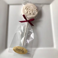 12 THANK YOU Chocolate Lollipop Candy Party Favors