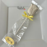 TULIP Set of 12 Chocolate Lollipops Flowers Candy Party Favors