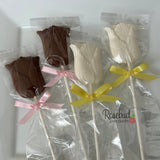 TULIP Set of 12 Chocolate Lollipops Flowers Candy Party Favors