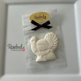 TURKEY Set of 12 Chocolate Lollipops Thanksgiving Party Favors