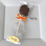 TURKEY Set of 12 Chocolate Lollipops Thanksgiving Party Favors