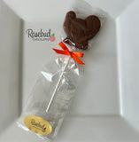TURKEY Set of 12 Chocolate Lollipops Thanksgiving Party Favors