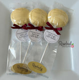 12 WATER POLO Chocolate Lollipops Sports Birthday Party Favors Personalized Tags