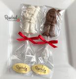 12 SOFTBALL GIRL Chocolate Lollipops Candy Sports Birthday Party Banquet Favors