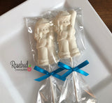 12 SOFTBALL GIRL Chocolate Lollipops Candy Sports Birthday Party Banquet Favors
