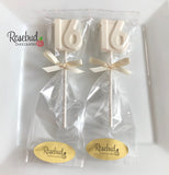 12 NUMBER SIXTEEN #16 Chocolate Lollipops Candy Birthday Party Favors