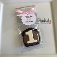 12 #1 Chocolate Covered Oreo Cookie Birthday Party Favors Personalized Tags