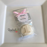 12 #1 Chocolate Covered Oreo Cookie Birthday Party Favors Personalized Tags