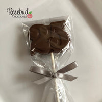 12 NUMBER TWENTY-FIVE #25 Chocolate Lollipop Birthday Party Favors