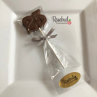 12 NUMBER TWENTY-FIVE #25 Chocolate Lollipop Birthday Party Favors