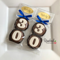 8 Sets #30 Chocolate Covered Oreo Cookie Party Favors 30th Birthday