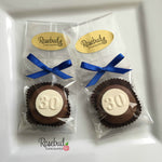 12 NUMBER THIRTY #30 Chocolate Covered Oreo Cookie Candy Party Favors 30th Birthday