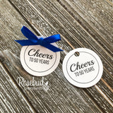 Additional Favor Tags - Personalized Scallop or Round Shaped TAG