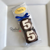 8 Sets #55 Chocolate Covered Oreo Cookie Candy Party Favors 55th Birthday