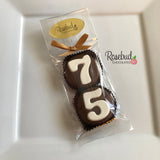 8 Sets #75 Chocolate Covered Oreo Cookie Candy Party Favors 75th Birthday