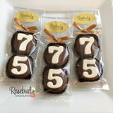 8 Sets #75 Chocolate Covered Oreo Cookie Candy Party Favors 75th Birthday