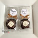 12 #75 Chocolate Covered Oreo Cookie CHEERS to 75 Years LABEL 75th Birthday Party Favors