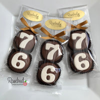 8 Sets #76 Chocolate Covered Oreo Cookie Candy Party Favors 76th Birthday