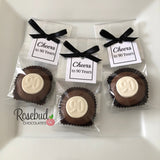 12 #90 Chocolate Covered Oreo Cookie "CHEERS to 90 Years" 90th Birthday Party Favors