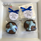 12 AIRPLANE Chocolate Covered Oreo Cookie Party Favors Personalized Tag