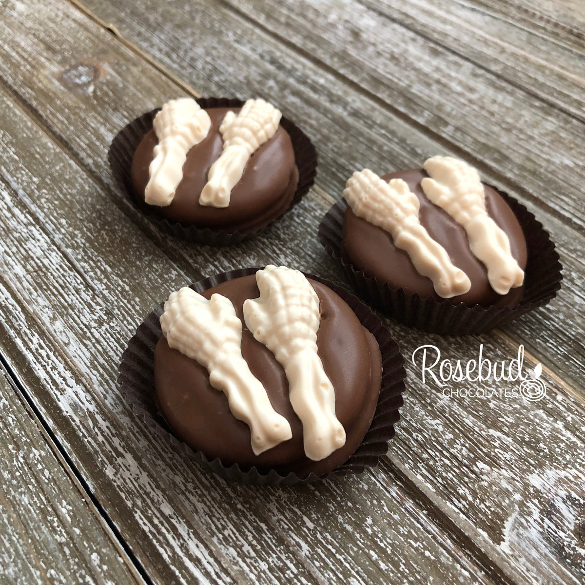 12 HAND & ARM Chocolate Covered Oreo Cookie Candy Body Parts Party Fav ...