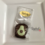 12 AVOCADO Chocolate Covered Oreo Cookie Candy Party Favors