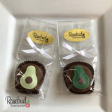 12 AVOCADO Chocolate Covered Oreo Cookie Candy Party Favors