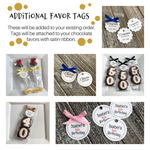 Additional Favor Tags - Personalized Scallop or Round Shaped TAG