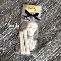 8 BAG of BONES Chocolate Skeleton Candy Party Favors