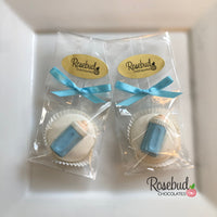12 BABY BOTTLE Chocolate Covered Oreo Cookie Candy Party Favors