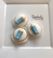 12 BABY BOTTLE Chocolate Covered Oreo Cookie Candy Party Favors