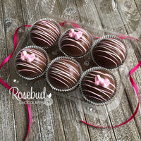 6 Pack HOT CHOCOLATE COCOA BOMBS Marshmallow BOWS Birthday Gift
