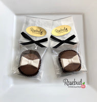 12 BOW TIE Chocolate Covered Oreo Cookie Candy Party Favors