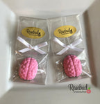 12 BRAIN Chocolate Candy Party Favors