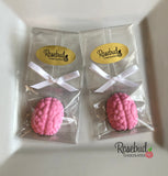 12 BRAIN Chocolate Candy Party Favors