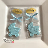 12 "BABY" BUGGY Chocolate Candy Party Shower Favors
