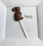12 BUNNY Chocolate Lollipops Candy Easter Rabbit Spring Party Favors