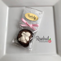 12 BUNNY Rabbit Chocolate Covered Oreo Cookie Candy Easter Spring Party Favors