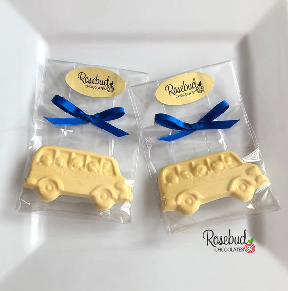 12 SCHOOL BUS Chocolate Candy Party Favors