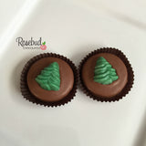 12 CHRISTMAS TREE Chocolate Covered Oreo Cookie Candy Christmas Holiday Party Favors