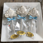 12 Cinderella COACH Lollipop Party Favors