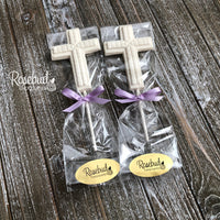 12 CROSS Cube Chocolate Lollipops Religious Candy Party Favors