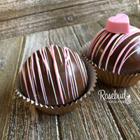 6 Pack HOT CHOCOLATE COCOA BOMBS Conversation HEARTS Marshmallow Valentine's Day Birthday Gift