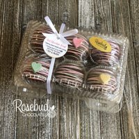 6 Pack HOT CHOCOLATE COCOA BOMBS Conversation HEARTS Marshmallow Valentine's Day Birthday Gift