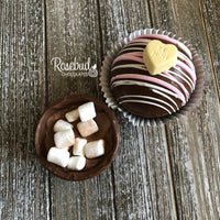 6 Pack HOT CHOCOLATE COCOA BOMBS Conversation HEARTS Marshmallow Valentine's Day Birthday Gift
