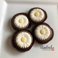 12 DAISY Chocolate Covered Oreo Cookie Candy Party Favors