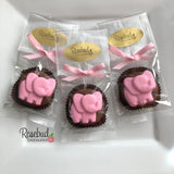 12 ELEPHANT Chocolate Covered Oreo Cookie Candy Birthday Party Baby Shower Favors